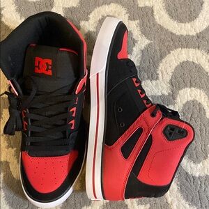 DC Men's Sneakers - Black and Red